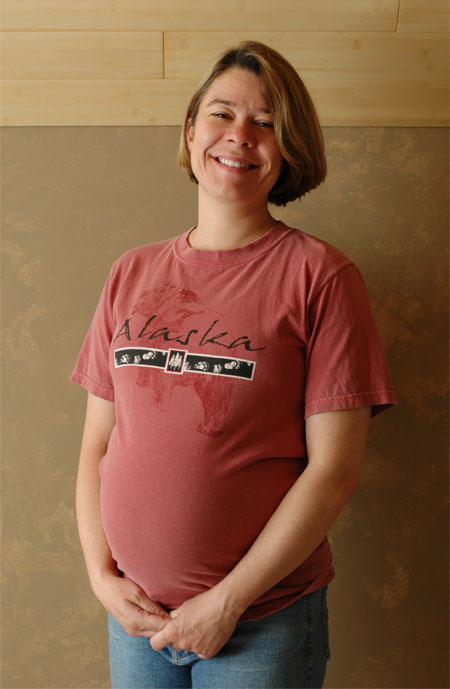 36 weeks pregnant. At 36 weeks (last week),